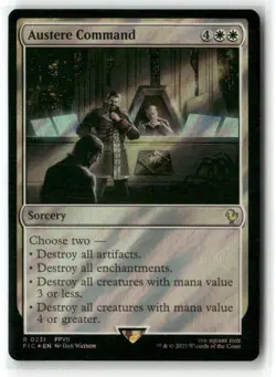 Austere Command Commander Final Fantasy Surge Foil MAGIC MTG NM - Image 2