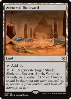 Accursed Duneyard Commander: Aetherdrift Regular - Image 1