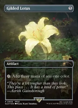 PRE-SALE - Gilded Lotus ✨ Rainbow FOIL ✨  Secret Lair x FINAL FANTASY - MTG - Image 2