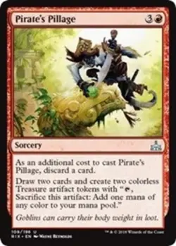 4x Pirate's Pillage Light Play, English Rivals of Ixalan MTG Magic - Image 2