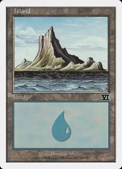 MTG Island (335) ** Classic Sixth Edition ** English (NM) - Image 3