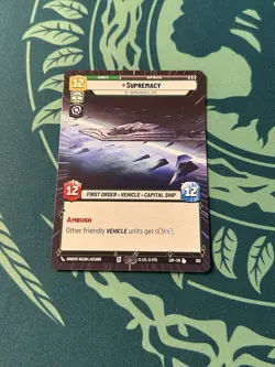 Supremacy 353 Hyperspace NON Foil Legends Of The Force LOF Star Wars Unlimited - Image 1
