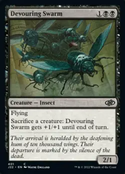 x4 Devouring Swarm C MTG Jumpstart 2022 M/NM, English - Image 1