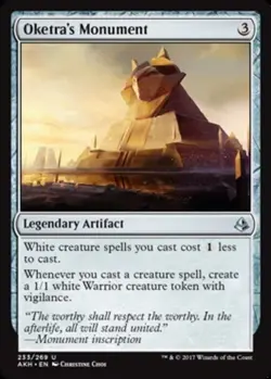 MTG Oketra's Monument, Amonkhet, Lightly Played, English - Image 2
