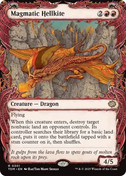 Magmatic Hellkite (Showcase) Tarkir: Dragonstorm Regular - Image 1