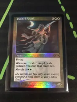 MTG Magic The Gathering Exalted Angel Foil Retro Frame Promo Commander - Image 1