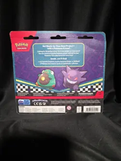 Pokemon 2024 Back To School Eraser Blister GENGAR w/ 2 Sealed Booster Packs NEW! - Image 10