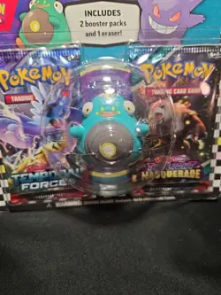 Pokemon 2024 Back To School Eraser Blister GENGAR w/ 2 Sealed Booster Packs NEW! - Image 13