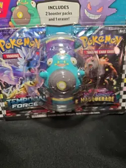 Pokemon 2024 Back To School Eraser Blister GENGAR w/ 2 Sealed Booster Packs NEW! - Image 5