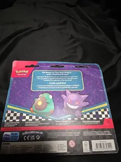 Pokemon 2024 Back To School Eraser Blister GENGAR w/ 2 Sealed Booster Packs NEW! - Image 8
