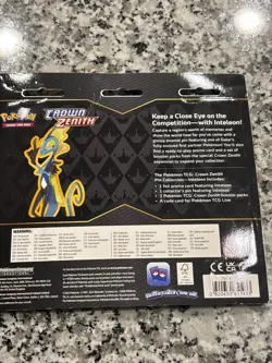 2023 Pokémon Crown Zenith 3 Pack Pin Collection Blister [Inteleon] SEALED - Image 2