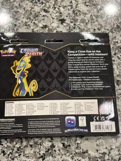 2023 Pokémon Crown Zenith 3 Pack Pin Collection Blister [Inteleon] SEALED - Image 4