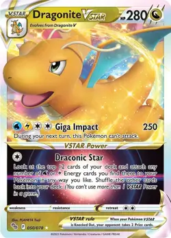 Dragonite VSTAR 050/078 Pokémon GO Holo - Image 1