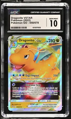 Dragonite VSTAR 050/078 Pokémon GO Holo - Image 2