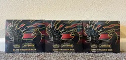 Pokémon TCG: Sword & Shield Lost Origin Elite Trainer Box x3 - Image 1