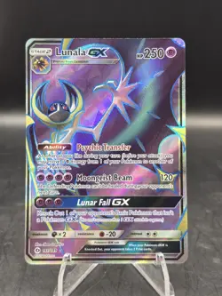 Pokemon TCG Lunala GX (Full Art) 141/149 SM Base Set Ultra Rare Holo NM - Image 3