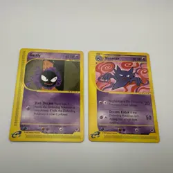 GASTLY/HAUNTER COMBO 109/165 AND 80/165 EXPEDITION BASE SET POKEMON CARD NM LP - Image 1