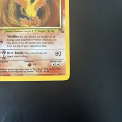 Pokémon TCG Moltres Fossil 12/62 Holo 1999-2000 Wizards Base Set Copyright Holo - Image 16