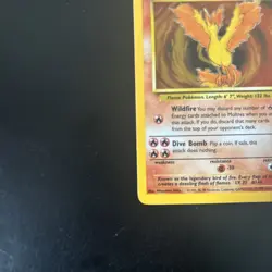 Pokémon TCG Moltres Fossil 12/62 Holo 1999-2000 Wizards Base Set Copyright Holo - Image 6