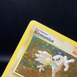 Hitmonlee #7 7/62 Fossil Unlimited Holo Rare Vintage WOTC Pokémon Card - MP - Image 4