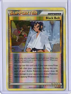 Pokemon BLACK BELT 85/102 Reverse Holo (2010 Triumphant) - Image 1