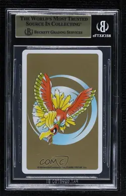 Elekid (King of Hearts) Gold Ho-Oh Back Pokemon Poker Card BGS 9.5 GEM MINT 1999 - Image 2