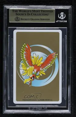 Elekid (King of Hearts) Gold Ho-Oh Back Pokemon Poker Card BGS 9.5 GEM MINT 1999 - Image 5