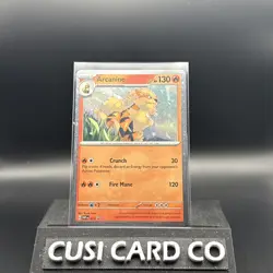 ARCANINE - Scarlet & Violet Promo 11 - Cosmos Holo -NM Pokemon Card - Image 3