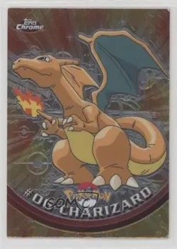 Charizard Topps Chrome Pokemon TV Animation Edition #6 2000 0q26 - Image 1