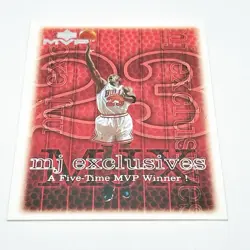 NBA Basketball USA Upper Deck mj exclusives 1999 Card Vintage Limited From Japan - Image 6