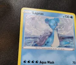 Lapras SWSH051 Holo Black Star Promo Pokemon Card LP - Image 2