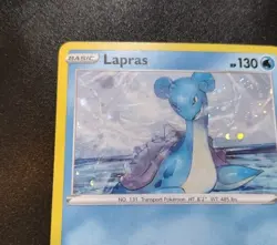 Lapras SWSH051 Holo Black Star Promo Pokemon Card LP - Image 3