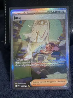 PokÃ©mon TCG Jacq #250/198 Scarlet & Violet Special Illustration Rare Holo Card - Image 1
