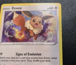 Eevee SWSH042 Holo Black Star Promo Pokemon Card LP - Image 4