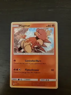 Magmar 3/12 Holo 2019 PokÃ©mon McDonald's Promo LP Fire-Type Card - Image 1