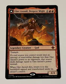 MTG Ojer Axonil, Deepest Might   Temple Of Power- The Lost Cavern of Ixalan NM - Image 1