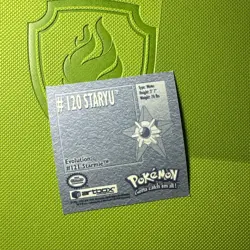 1999 Artbox Stickers Series 1 Pokémon Card Sticker TCG #120 STARYU NM - Image 2