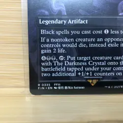 The Darkness Crystal (R0335)- Extended Art FIN EN MTG Final Fantasy NM Gem Mint - Image 4