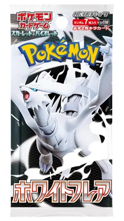 Pokemon Cards White Flare 1 Pack Scarlet & Violet sv11W Japanese - Image 1