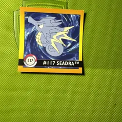 1999 Artbox Stickers Series 1 Pokémon Card Sticker TCG #117 SEADRA NM - Image 1