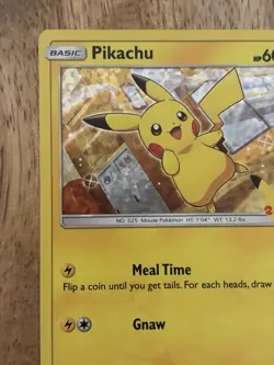 Pikachu McDonaldâ€™s Promo 25/25 Holo 25th Anniversary PokÃ©mon Card - Image 3