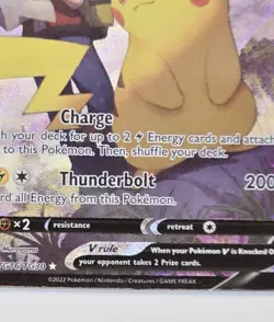 PokÃ©mon Pikachu V TG16/TG30 Lost Origin 2022 Trainer Gallery Ultra Rare Card TCG - Image 5