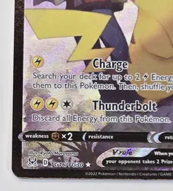PokÃ©mon Pikachu V TG16/TG30 Lost Origin 2022 Trainer Gallery Ultra Rare Card TCG - Image 6