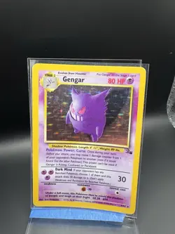 PokÃ©mon TCG Gengar Fossil Holo Card 5/62 Unlimited Rare - Image 1