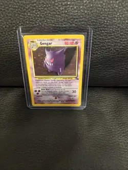 PokÃ©mon TCG Gengar Fossil Holo Card 5/62 Unlimited Rare - Image 5