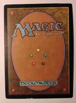 Mtg UNGLUED basic land MOUNTAIN error CRIMPED misprint  - Image 2