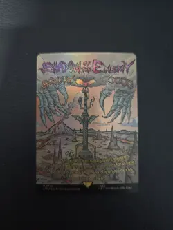 Shadow of the Enemy (Borderless Poster) the Lord of the Rings Foil MTG Magic NM - Image 1