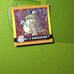 1999 Artbox Stickers Series 1 Pokémon Card Sticker TCG #115 KANGASKHAN NM - Image 1