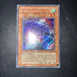 Yata-Garasu LOD-000 Legacy of Darkness 1st Edition MP-LP Secret Rare Yugioh - Image 3