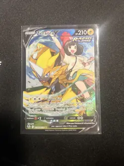 Pokemon TCG Zeraora V Rapid Strike Card 210/198 SWSH Chilling Reign - Image 1